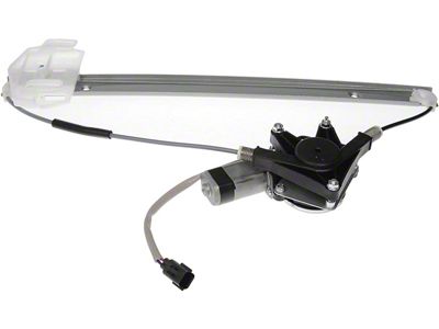 Power Window Regulator and Motor Assembly; Rear Passenger Side (07-18 Jeep Wrangler JK)