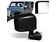 Powered Heated Mirror; Black; Passenger Side (15-18 Jeep Wrangler JK)