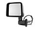 Powered Heated Mirror; Chrome; Driver Side (15-18 Jeep Wrangler JK)