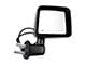 Powered Heated Mirror; Paint to Match Black; Passenger Side (15-17 Jeep Wrangler JK)