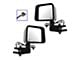 Powered Heated Mirrors; Gloss Black (11-13 Jeep Wrangler JK)