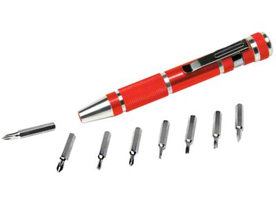 Precision Screwdriver Set; 9-Piece Set