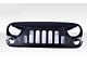 Predator Grille; Unpainted (07-18 Jeep Wrangler JK)