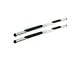 Premier 4 Oval Nerf Side Step Bars with Mounting Kit; Stainless Steel (07-18 Jeep Wrangler JK 2-Door)