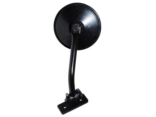 Quick Release Side Mirrors; Black (76-18 Jeep CJ5, CJ7, Wrangler YJ, TJ & JK)