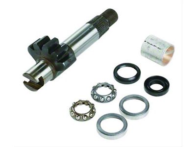 Rack and Sector Gear Kit; Steering Box Repair Kit (87-95 Jeep Wrangler YJ)