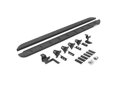 Go Rhino RB10 Slim Running Boards; Protective Bedliner Coating (07-18 Jeep Wrangler JK 4-Door)