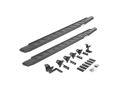 Go Rhino RB30 Running Boards; Textured Black (07-18 Jeep Wrangler JK 4-Door)