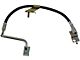 Rear Brake Hydraulic Hose; Center (97-06 Jeep Wrangler TJ)