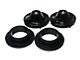 Rear Coil Spring Isolators; Black (18-24 Jeep Wrangler JL)