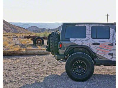 Rear Fender Flares; Textured (18-24 Jeep Wrangler JL 4-Door)