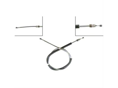 Rear Parking Brake Cable; Passenger Side (1990 Jeep Wrangler YJ)