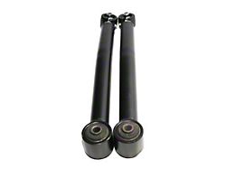 Rear Upper Adjustable Control Arms; Black (07-18 Jeep Wrangler JK)