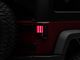 Version 2 Light Bar Sequential LED Tail Lights; Chrome Housing; Red/Clear Lens (07-18 Jeep Wrangler JK)