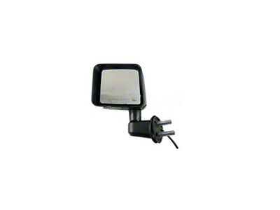 Replacement Powered Heated Side Door Mirror; Driver Side (2014 Jeep Wrangler JK)