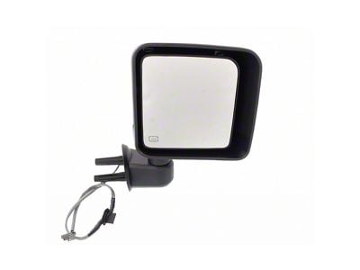 Replacement Powered Heated Side Door Mirror with One Connector; Passenger Side (2014 Jeep Wrangler JK)