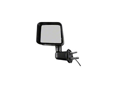 Replacement Powered Heated Side Door Mirror with One Connector; Driver Side (2014 Jeep Wrangler JK)