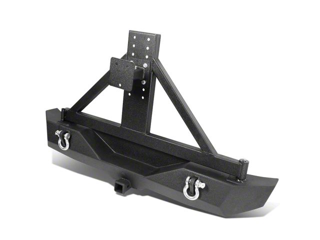 Rock Crawler Rear Bumper with Tire Carrier (07-18 Jeep Wrangler JK)