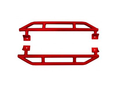 Rock Sliders; Red Baron (07-18 Jeep Wrangler JK 2-Door)