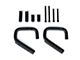 Roll Bar Grab Handles; Black; Front (07-18 Jeep Wrangler JK)