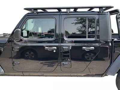 Roof Rack; Black (18-25 Jeep Wrangler JL 4-Door)