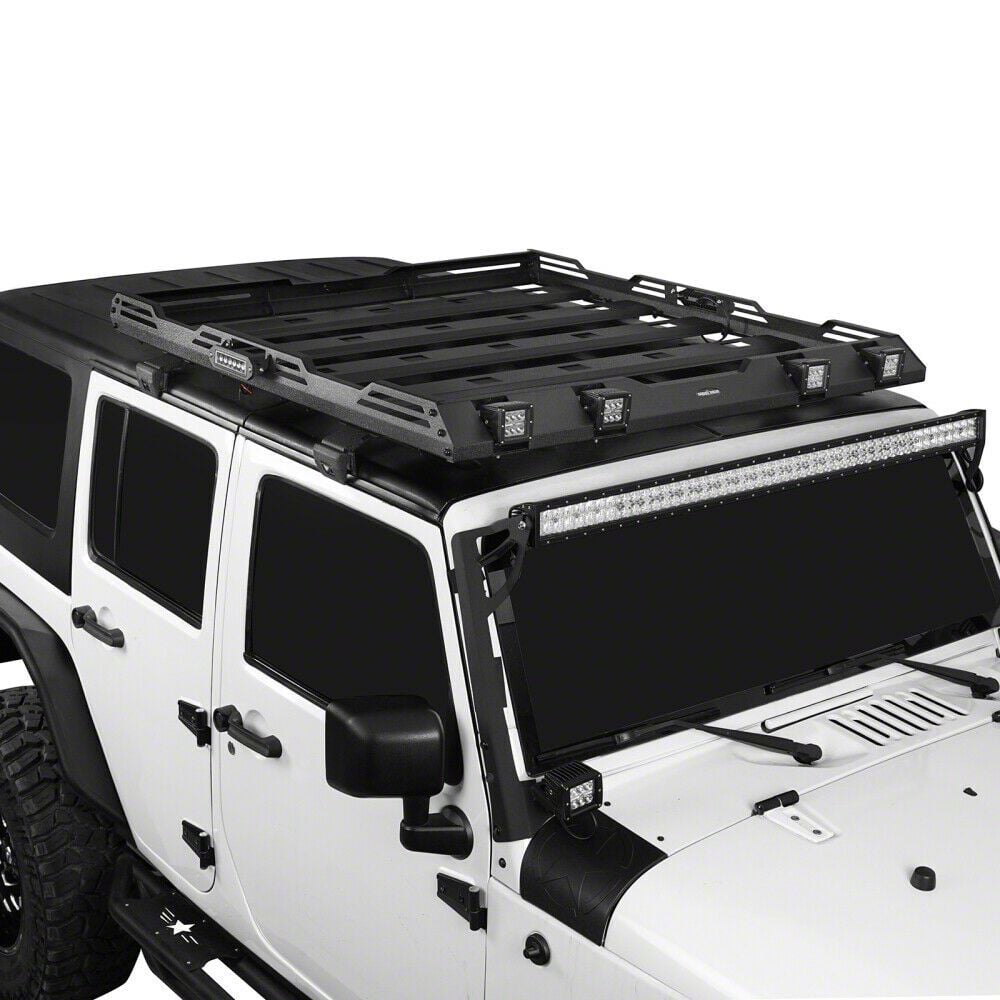 Jeep Wrangler Roof Rack (07-18 Jeep Wrangler JK 4-Door) - Free Shipping