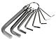 SAE Hex Key Wrench Set; 8-Piece Set