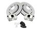 Semi-Metallic Brake Rotor, Pad and Caliper Kit; Front (07-12 Jeep Wrangler JK)