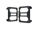 Shield Series Tail Light Guards; Black (07-18 Jeep Wrangler JK)