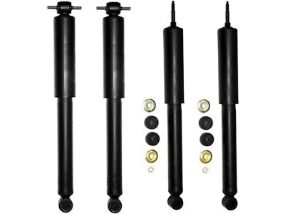 Front and Rear Shocks (07-18 Jeep Wrangler JK, Excluding Rubicon)