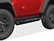 Rocker Armor Side Step Bars; Matte Black (18-24 Jeep Wrangler JL 2-Door)