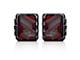 Skyline Elite Tail Lights; Black Housing; Red Clear Lens (18-24 Jeep Wrangler JL w/ Factory Halogen Tail Lights)