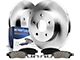 Solid Brake Rotor and Pad Kit; Rear (03-06 Jeep Wrangler TJ w/ Rear Disc Brakes)