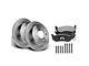 Solid Brake Rotor and Pad Kit; Rear (03-06 Jeep Wrangler TJ w/ Rear Disc Brakes)