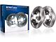 Solid Rotors; Rear Pair (03-06 Jeep Wrangler TJ w/ Rear Disc Brakes)