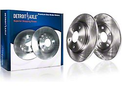 Solid Rotors; Rear Pair (07-18 Jeep Wrangler JK)