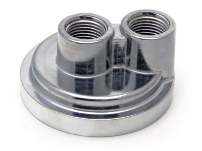 Spin-On Oil Filter Bypass Adapter; 18mm x 1.50 Threads (80-83 2.5L Jeep CJ7)