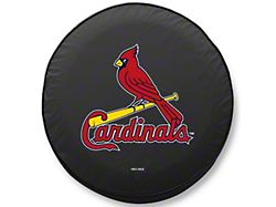 St. Louis Cardinals Spare Tire Cover; Black (76-18 Jeep CJ7, Wrangler YJ, TJ & JK)