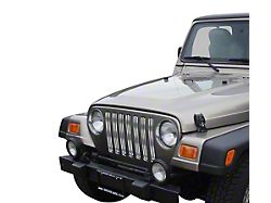 Stainless Steel Billet Grille Overlay; Polished (97-06 Jeep Wrangler TJ)