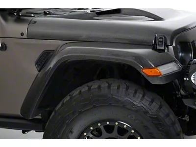 Stealth Fenders; Fiberglass (18-24 Jeep Wrangler JL)