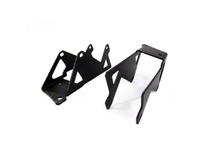 Style 2 Dual 3-Inch Spot Light A-Pillar Mounting Brackets (07-18 Jeep Wrangler JK)