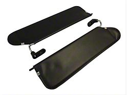 Sun Visors; Black (03-06 Jeep Wrangler TJ)