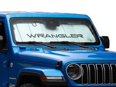 Sun Shade with Wrangler Logo (97-24 Jeep Wrangler TJ, JK & JL)