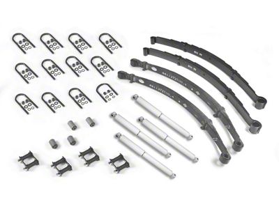 Suspension Rebuild Kit; Leaf Spring Kit (82-86 Jeep CJ5 & CJ7)