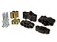 Sway Bar Spacer Set; Black (18-24 Jeep Wrangler JL, Excluding Rubicon)