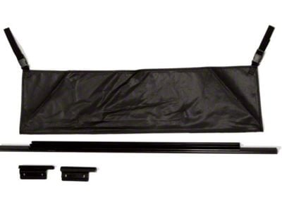 Tailgate Tonneau Bar Kit; Black (97-06 Jeep Wrangler TJ)