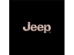 Jeep Licensed by TruShield Tan Camo Logo Tire Cover (87-06 Jeep Wrangler YJ & TJ)