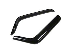 Tape-On Wind Deflectors Window Visors; Smoked (07-18 Jeep Wrangler JK 2-Door)