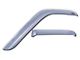 Tape-Onz Sidewind Deflectors; Front and Rear; Chrome (18-24 Jeep Wrangler JL 4-Door)