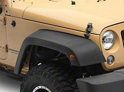 OE Style Fender Flares; Textured (07-18 Jeep Wrangler JK)